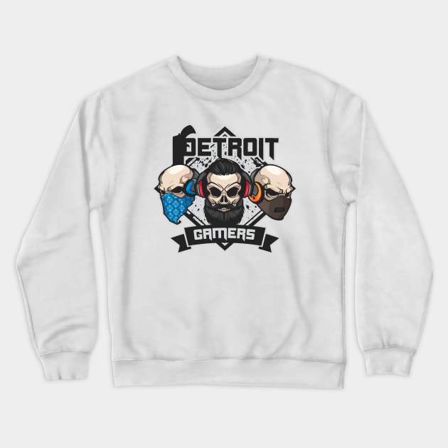 Detroitgamers Crewneck Sweatshirt by Iamandrewrush